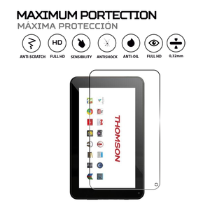 Protecteur d'écran antichoc pour tablette Thomson Primo 8 Premium, protection contre les chocs et les rayures - Product Image 2