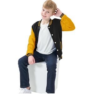 Top Selling Uniform Varsity <b>Jacket</b> Baby Kids Toddler Bomber <b>Jacket</b> Cheap Price Kids Thick Coat Autumn Winter New <b>Boys</b> Baseball - Product Image 4