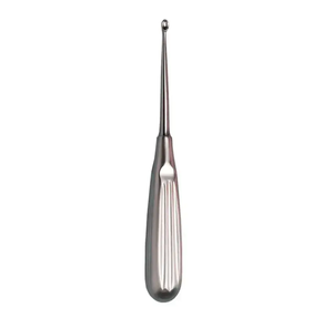 Cureta de hueso de acero Volkmann con mango hueco Fuente de alimentación manual Característica reutilizable - Product Image 1