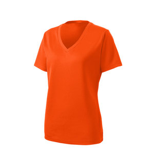 เสื้อยืดทรงพอดีตัวสำหรับผู้หญิงเสื้อยืดผ้าโพลีเอสเตอร์100% เย็นแบบปรับแต่งได้ - Product Image 4