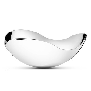 Bols en aluminium à base décorée naturellement, couleur nickel, pour cadeaux, avec matériaux personnalisables – Vente chaude - Product Image 1