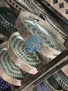 ชุดถาดลายมุกแท้ทรงกลม งานฝีมือเคลือบเงา ของตกแต่งบ้านสุดหรู ถาดเสิร์ฟ ผลิตในเวียดนาม - Product Image 6