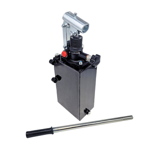 Conjunto de bomba manual hidráulica de 45CC de efecto simple Flowfit con válvula de alivio de tanque de 1, 2, 3 o 5 litros y palanca manual - Product Image 2