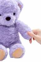 Peluche IA, Peluche aux Yeux Émotionnels avec GPT et Son Tactile Interactif, Répétition, Gyroscope, Rechargeable USB-C