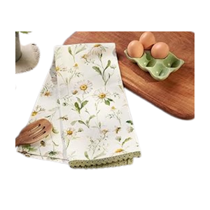 Serviettes de cuisine carrées personnalisées 100 % coton à rayures sur le thème du golf, écologiques, lavables en machine, séchage rapide, absorbantes - Product Image 6