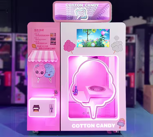 Chàng trai và cô gái đáng yêu thương Máy kẹo bông cho Snack kẹo bông lớn và Máy bỏng ngô - Product Image 1