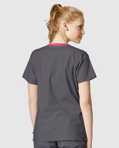Mujeres OEM Impreso Fleece Enfermera Scrub Uniforme Top Hospital Médico Scrubs - Product Image 2