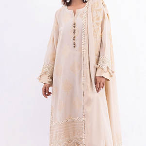 2025 pakistanais haute qualité lin coton femmes Salwar Kameez robe conception personnalisée soie fête porter nouveau Style - Product Image 4