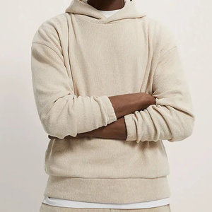 À la mode 600 Gsm Pull Hoodies pour hommes lourd en détresse en gros surdimensionné pierre Vintage lavé à capuche blanc pour l'hiver - Product Image 2
