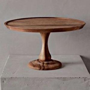 Durable Wooden Cake Stand with Eco-friendly Materials and Sustainable Craftsmanship for Organic Dessert <b>Presentations</b> at Home - Product Image 3