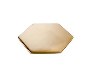 New Hammered Design Copper Coasters Plated Round Shape Tabletop Countertop Accessories With Customized Size & Logo - Product Image 5