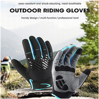 Guantes Profesionales de Ciclismo para Deportes al Aire Libre, Protección UV, Transpirables, Impermeables, Antideslizantes, con Material de Gel, Unisex, OEM