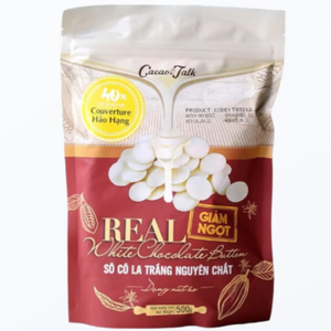 40% 1กก. 5กก. 10กก. สำหรับอาหารเบเกอรี่และลูกกวาดปุ่มช็อคโกแลตฮาลาลสีขาว - Product Image 1