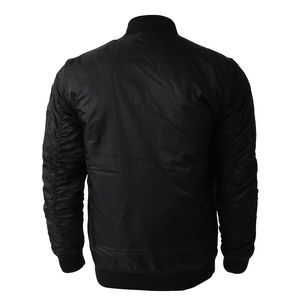 Chaqueta Bomber de Invierno para Hombre, con Cuello Alto y Logotipo Frontal Personalizado por Sublimación, Tallas Grandes, Transpirable, Alta Calidad, OEM, Venta al Por Mayor - Product Image 2