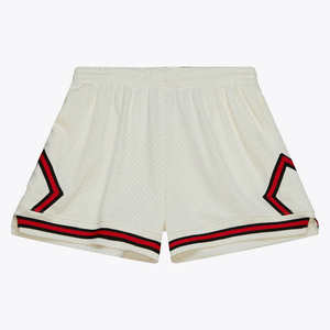 Pantalones cortos de baloncesto de malla de poliéster para deportes de verano personalizados para hombres 5 pulgadas bolsillo de sublimación High Street Mid Solid Gym Mesh Shorts - Product Image 5