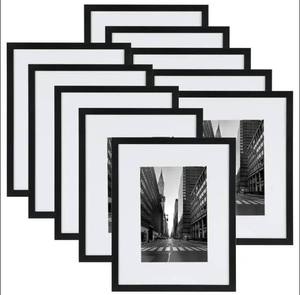 Black White Wood Photo Frame 20x30 30x40 40x50 50x70 cm Wood Photo Frame <b>Wall</b> Gallery Arts Family Picture Frame - Product Image 6