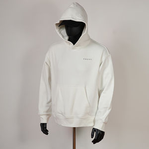 เสื้อฮู้ดดี้พิมพ์โลโก้ตามสั่ง OEM ปี 2026 ผ้าฝ้ายเนื้อหนา ใส่ได้ทั้งชายและหญิง เสื้อฮู้ดดี้โอเวอร์ไซส์สำหรับฤดูหนาว เสื้อฮู้ดดี้แบบสวมหัว เสื้อฮู้ดดี้แบบมีซิป - Product Image 3