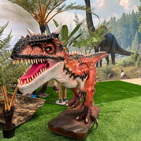 Modèle de dinosaure animatronique électrique d'intérieur simulé de dinosaure animatronique pour les centres commerciaux Parcs d'aventure Aéroports Garderie