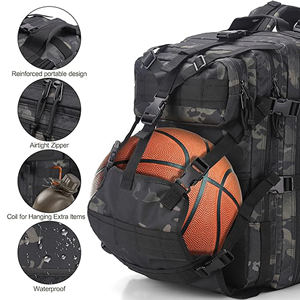 Mochila Deportiva Grande Negra para Hombre, Estilo Academia, para Motocicleta, Fútbol, Sóftbol, Voleibol, con Soporte para Balón y Casco - Product Image 2