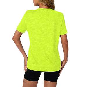 Camiseta para Mujer, Fibra Transpirable, Capa Suave, Textura Aireada, Flexible, Moldeadora, Flujo de Aire Constante, Ligera, Cómoda para Uso Diario al Aire Libre - Product Image 5