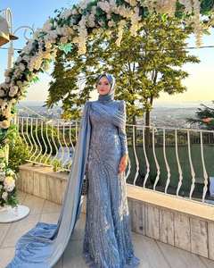 Vestido de Fiesta de Satén con Cuentas de Perlas Reales, Transpirable, Antiarrugas, Largo hasta el Suelo, Estampado Floral, Cintura Natural, Diseño Elegante - Product Image 4