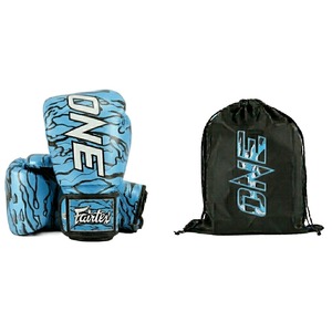 นวมชกมวย Fairtex พร้อมโลโก้สั่งทำพิเศษ สีแดง หนังแท้ น้ำหนักเบา กันน้ำ แบบผูกเชือก สำหรับฝึกซ้อมและต่อสู้ MMA มวยไทย - Product Image 3