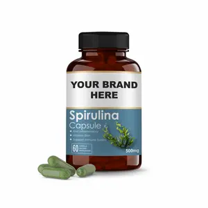 Supplément de santé Capsules de spiruline de meilleure qualité pour perdre du poids Achat en gros Fabricant d'Inde