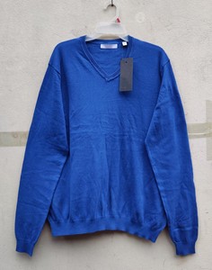 Pulls surdimensionnés pour hommes Pull d'hiver col en V Style standard respirant anti-rétrécissement tricoté pour ordinateur - Product Image 2