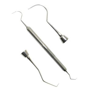 เครื่องมือทันตกรรมสแตนเลสนักสำรวจทางทันตกรรมปลายคู่ - Product Image 1
