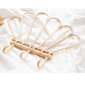 ตกแต่งบ้านที่สวยงาม: ตะขอแขวนผนังเปลือกหวายขั้นพื้นฐาน ทนทาน และเหมาะสําหรับห้องเด็ก | ตะขอแขวนเสื้อผ้าอเนกประสงค์ - Product Image 5