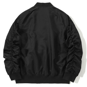 <b>Men's</b> Casual Streetwear Waterproof Bomber <b>Jacket</b> Fashionable Canvas for Winter Outdoors - Product Image 6