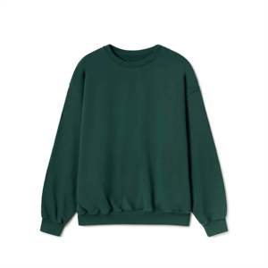 Sudadera de cuello redondo de Color sólido, Jersey Unisex, Top de lana, mezcla de algodón de manga larga informal para uso diario y ropa de calle - Product Image 1