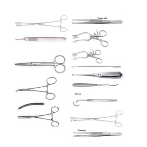 Ensemble de dilatateurs utérins Hegar, 8 pièces, ensemble d'instruments chirurgicaux manuels avec étui en cuir - Product Image 1