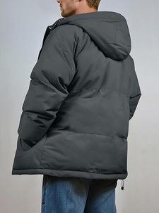 Chaqueta acolchada personalizada para hombre 2025 OEM cálida impermeable ligera aislada ropa de invierno moda ropa de calle a granel al por mayor - Product Image 4