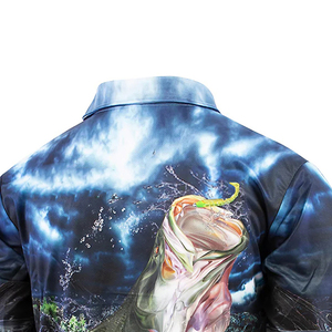 Camiseta de Pesca de Manga Larga de Secado Rápido Hecha a Medida, Camisetas Impermeables, Ropa Deportiva, Polo de Sublimación Completa, Camisetas de Poliéster para Hombre - Product Image 6