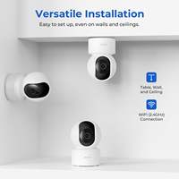 Cámara de Seguridad WiFi Interior IMILAB C21 2.5K 4MP, 360 °   PTZ, Detección y Seguimiento Humano, Visión Nocturna, Audio Bidireccional