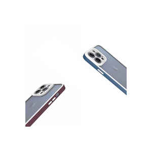 Funda Protectora de Silicona Premium Azul Marino Serie HRMN Mima para iPhone 13 Pro 7 Plus XS, Diseño Elegante y Moderno - Product Image 3