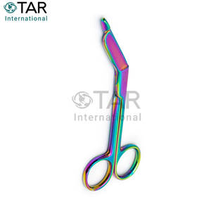 Tijeras para Vendas Lister, Manuales, Multicolores, 5.5 Pulgadas, Primeros Auxilios, Enfermería, Cirugía, Herramienta de Corte Médica, Acero Inoxidable de Alta Calidad - Product Image 2