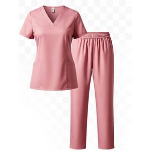 Top vente en gros Logo personnalisé médecin logo personnalisé hôpital chirurgical pour animaux de compagnie unisexe femmes infirmière gommages haut pantalon ensembles uniformes - Product Image 3