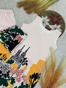 สไตล์วัฒนธรรมตะวันตกแขนพิมพ์ลายดอกไม้แฟนซีไม่สมมาตร salwar kameez/kurtis สำหรับร่างกายที่แตกต่างกัน - Product Image 4