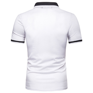 100% poliéster hombres Golf patrón sólido sublimación personalizada camiseta en blanco hombres para diseño de camiseta Polo - Product Image 6