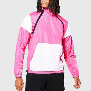 Vêtements d'impression respirants de haute qualité pour hommes, veste coupe-vent d'hiver et d'automne à manches longues, design unique à 2 couleurs - Product Image 4