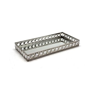 Plateau de service en métal de finition plaqué or Plateau décoratif en forme de feuille pour le petit déjeuner Plateau de serveur de nourriture Qualité standard - Product Image 3