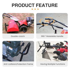 Cultivador de desbrozadora de potencia para maquinaria agrícola alimentado por motor de <span class=keywords><strong>gasolina</strong></span> 170F/177F - Product Image 3