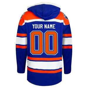100% Heavyweight Pullover Ice Hockey Hoodie Custom Embroidered Logo & Sublimation Printing Men's Wear - Product Image 4