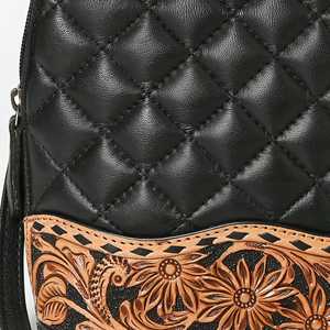 Hot Seller Cowhide Quilted <b>Bag</b> Pure Western Fashion Women Clutch <b>Bag</b> for Women Customize Size Genuine Leather Cowhide Handbags - Product Image 5