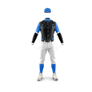 Ensembles de vêtements de softball au design unique fabriqués en usine uniformes de baseball respirants imprimés avec logo personnalisé pour hommes - Product Image 2