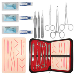 Kit de Práctica de Sutura Médica con Almohadilla de Silicona, Fabricante Personalizado, Kit de Sutura, Instrumentos Quirúrgicos Manuales, de Larga Duración - Product Image 1