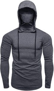 Sudadera con Capucha de Manga Larga para Hombre, para Gimnasio y Entrenamiento, de Algodón y Felpa, de Secado Rápido, para Otoño - Product Image 5