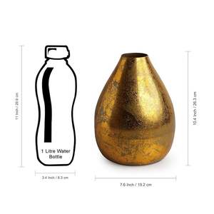 แจกันดอกไม้สเตนเลสบนโต๊ะดีไซน์หรูหราทันสมัยสำหรับตกแต่งบ้านและให้เป็นของขวัญ - Product Image 6